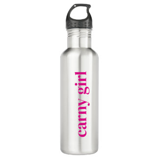 Botella De Agua Classic Carny Girl Water Bottle