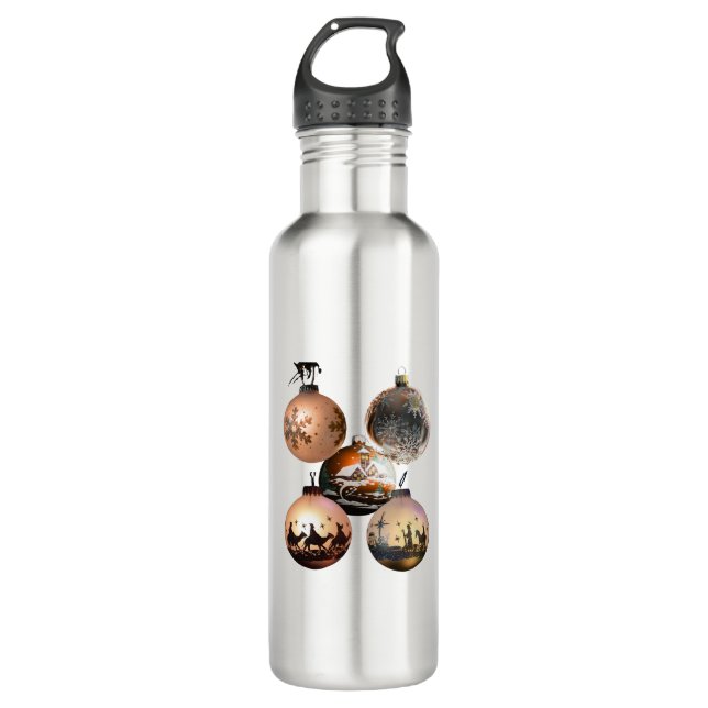 Botella De Agua Classic Christmas Ornament Assortment (Anverso)