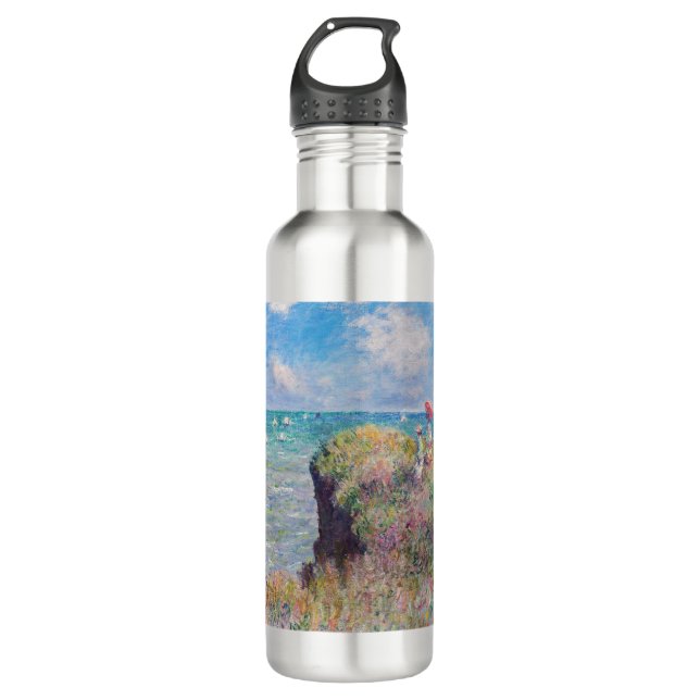 Botella De Agua Claude Monet - Camino acantilado en Pourville (Anverso)