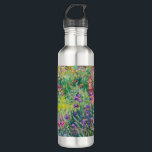 Botella De Agua Claude Monet - El jardín del Iris en Giverny<br><div class="desc">El Jardín Iris de Giverny / El Jardín del Artista en Giverny - Claude Monet,  1899-1900</div>