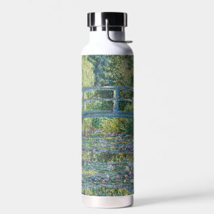 Botella De Agua Claude Monet - Estanque de nenúfares, Armonía verd