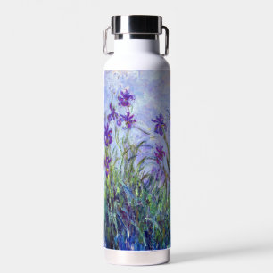 Botella De Agua Claude Monet - Lilas Irises / Iris Mauves