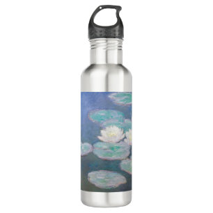 Botella De Agua Claude Monet - Lilies de agua, efecto nocturno