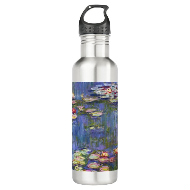 Botella De Agua Claude Monet - Lilies de agua / Nympheas (Anverso)