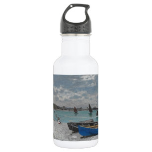 Botella De Agua Claude Monet Sky Nubes Naves Mar Océano
