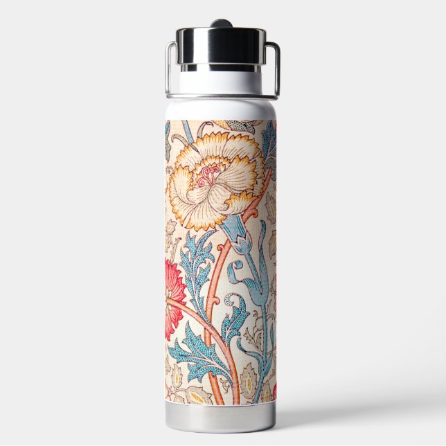 Botella De Agua Clavel, William Morris (Reverso)