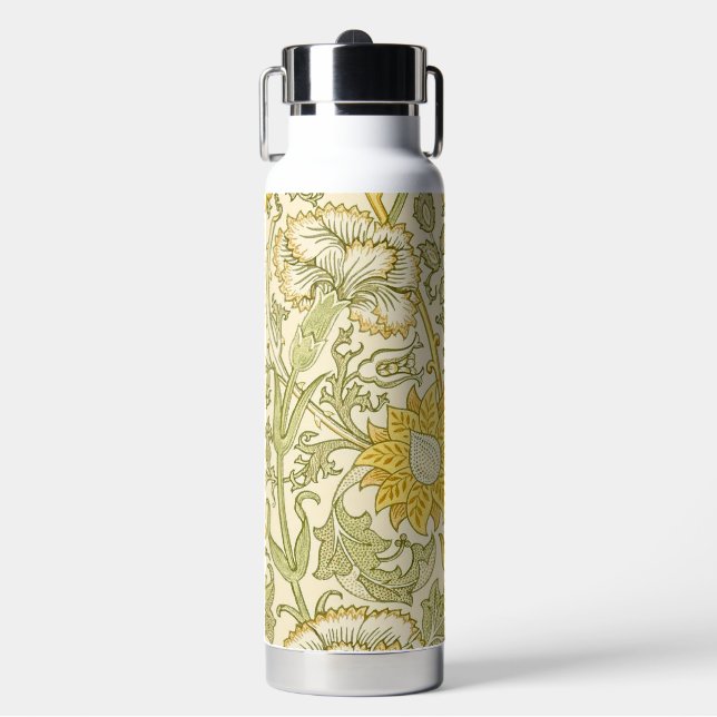 Botella De Agua Clavel, William Morris (Frente)