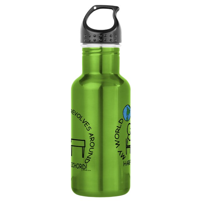 Botella De Agua Clavicordio - El mundo se repite (Anverso)