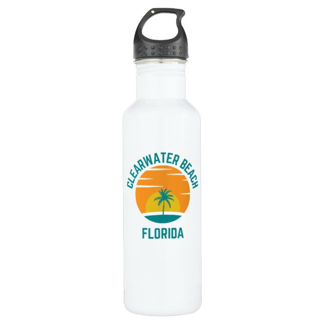 Botella De Agua Clearwater Beach Water Bottle (Anverso)