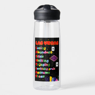 Botella De Agua Clesar de acrónimo turístico de Las Vegas