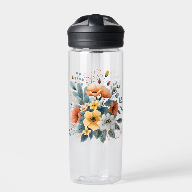 Botella De Agua Clipart de flores boho del día de la madre-61983 (Delante)