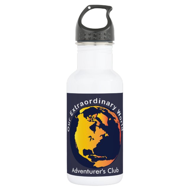 Botella De Agua Club de aventureros (Anverso)