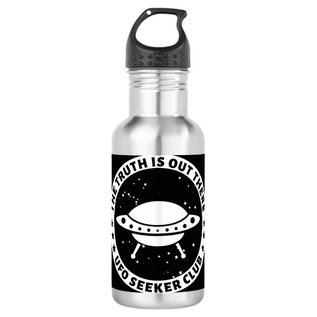 Botella De Agua Club de buscadores de OVNI (Anverso)