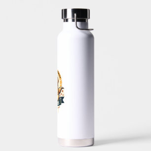 Botella De Agua Club de Energía Dorada Golden Retriever Perro Anti