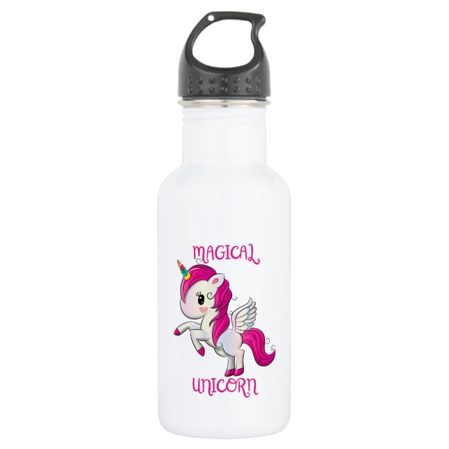 Botella De Agua Club de fans de Magic Unicorn Lover (Anverso)