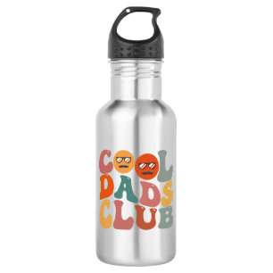 Botella De Agua Club de Padres Geniales Papá Día del Padre Retro G