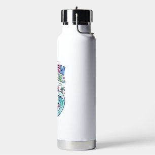 Botella De Agua Club de Surf Unicornio