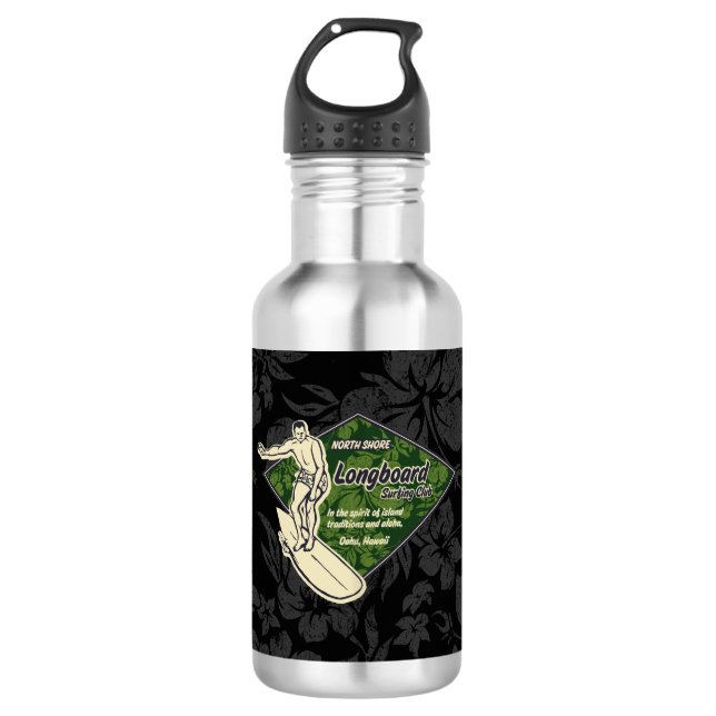 Botella De Agua Club Surfing Diamond Hawaii (Anverso)