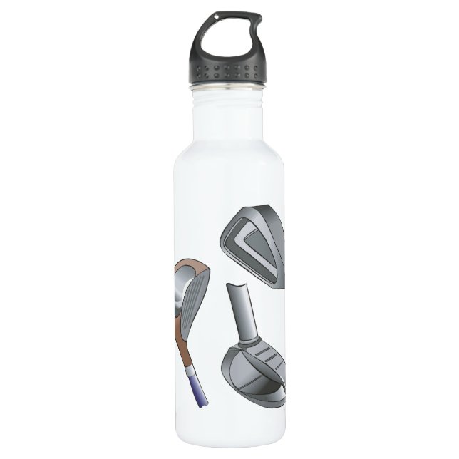 Botella De Agua Clubs de golf (Anverso)