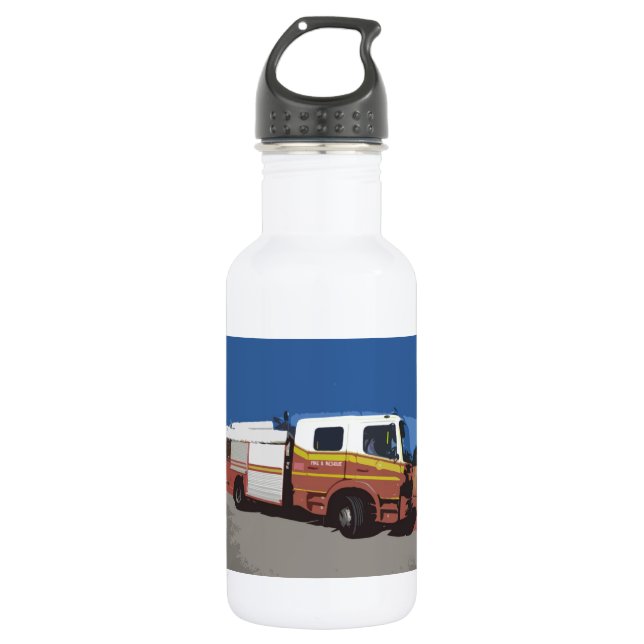 Botella De Agua Coche de bomberos (Anverso)