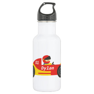 Botella De Agua Coche de Carreras Lindo Para Niños