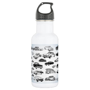 Botella De Agua Coches clásicos frescos