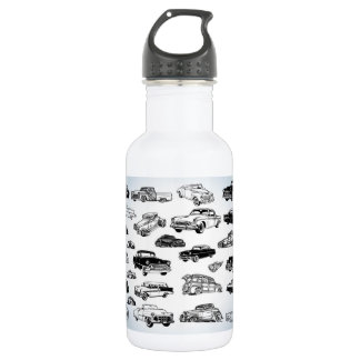 Botella De Agua Coches clásicos frescos