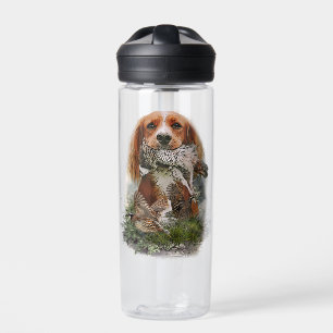 Botella De Agua Cocker Spaniel con perdiz gris
