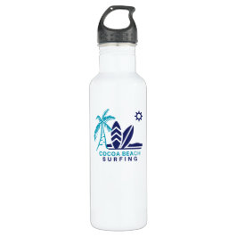 Botella De Agua Cocoa Beach Surfing Water Bottle