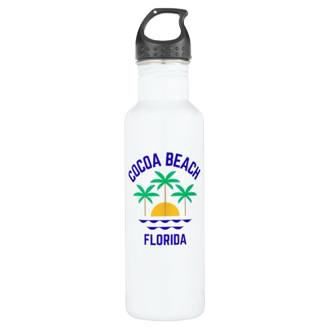 Botella De Agua Cocoa Beach Water Bottle (Anverso)