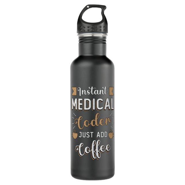 Botella De Agua Codificación de café de código médico instantáneo  (Anverso)