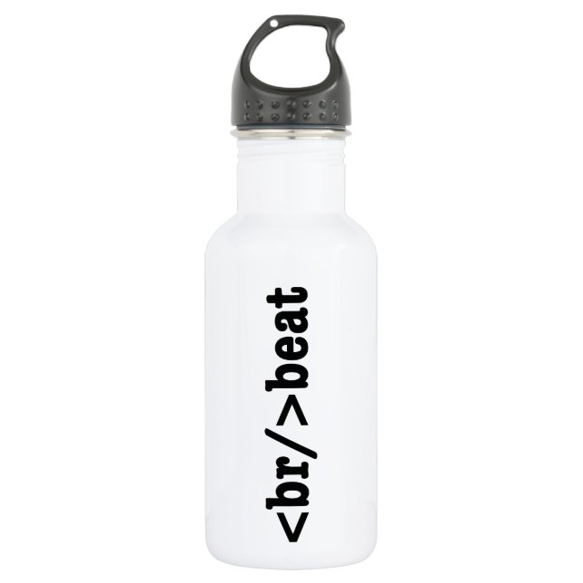 Botella De Agua código HTML de salto (Anverso)