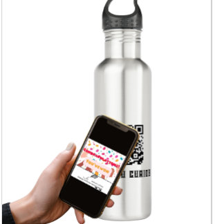Botella De Agua Código QR para personas anti-sodomía