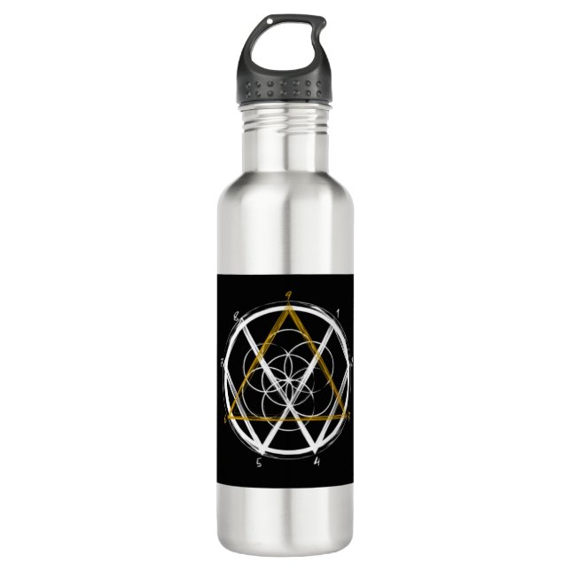 Botella De Agua Código Tesla (Anverso)