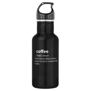 Botella De Agua Coffee Funny Dictionary Definition