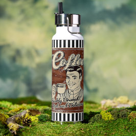 Botella de agua Coffee Retro Thor