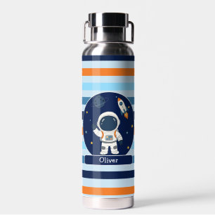 Botella De Agua Cohete Astronauta Espacio Exterior Niños 