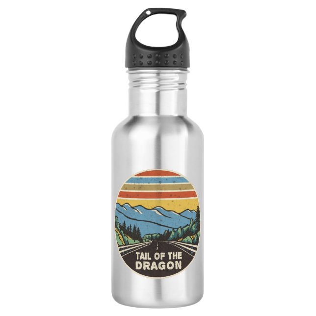 Botella De Agua Cola De Las Montañas Dragón (Anverso)