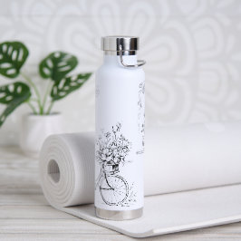 Botella De Agua Colección de Doodles Vintage esbozada
