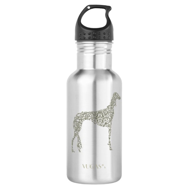 Botella De Agua Colección de Saluki (Anverso)