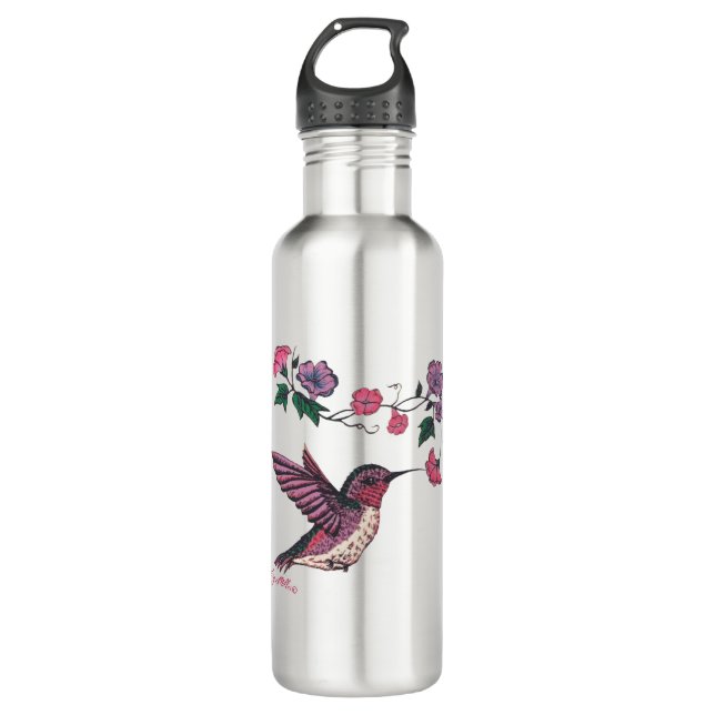 Botella De Agua Colibrí (Anverso)