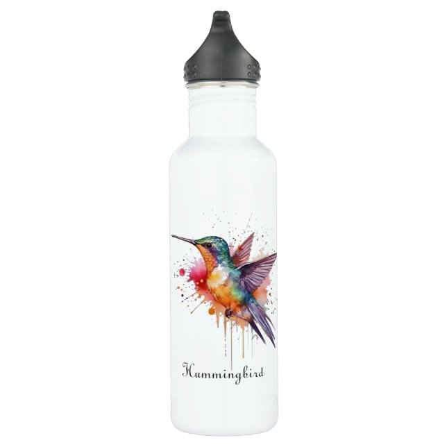 Botella De Agua Colibrí exótico en vuelo (Derecha)