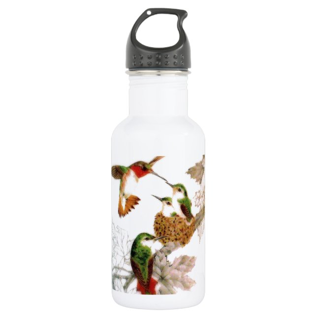 Botella De Agua Colibríes (Anverso)