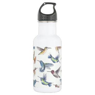 Botella De Agua Colibríes