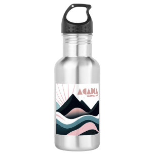 Botella De Agua Colinas coloreadas del Parque Nacional Acadia
