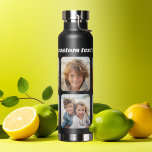 Botella De Agua Collage de fotos - 6 Fotos Collage Personalizado T<br><div class="desc">Añade 6 fotos a este divertido patrón de esquina redondeada. Para obtener los mejores resultados, recortar las fotos en cuadrados antes de subirlas. Este diseño incluye 6 fotos con un área para una línea de texto en un guión moderno. Usa tus fotos o fotos favoritas para hacer un toque divertido...</div>
