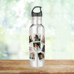 Botella De Agua Collage de fotos de instantáneas de refrigerador<br><div class="desc">Personalizar con tus fotos de Instagram u otras fotos pequeñas y organiza/recorta dentro de los marcos,  o muévalas donde quieras. Las etiquetas también son de opción,  borrar o añadir más según desee.</div>