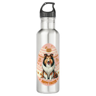 Botella De Agua Collie Egg