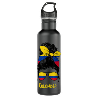 Botella De Agua Colombiana Chica colombiana Mujer colombia