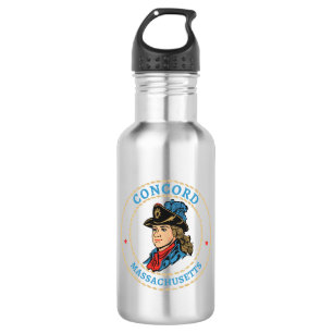 Botella De Agua Colonial de Concord Massachusetts